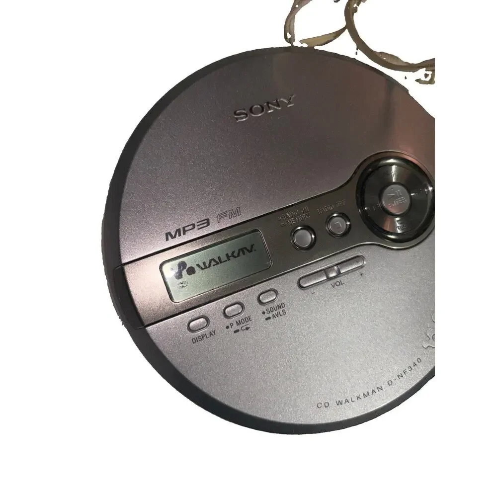 Sony Walkman CD MP3 FM Radio D-NF340 Compact Disc Tested & Works